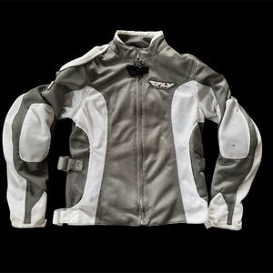 FLY RACING WOMEN'S COOLPRO II MESH JACKET WHITE Size Large